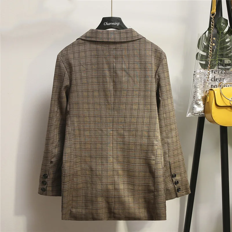 Новый 2021 весна осень размера плюс пиджак блейзер для мальчика женщин большой