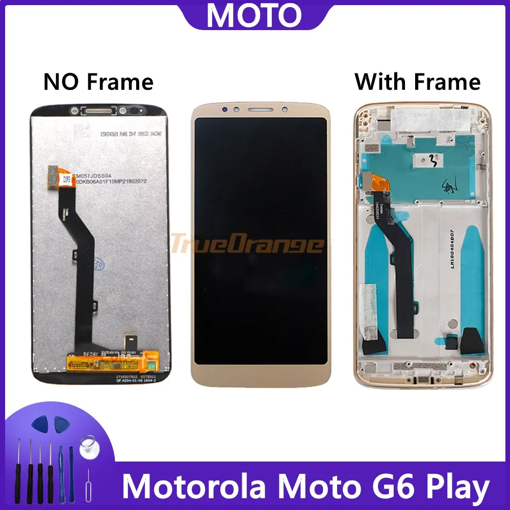 ЖК-экран для Motorola Moto G6 Play ЖК-дисплей xt006 сенсорный экран дигитайзер в сборе замена