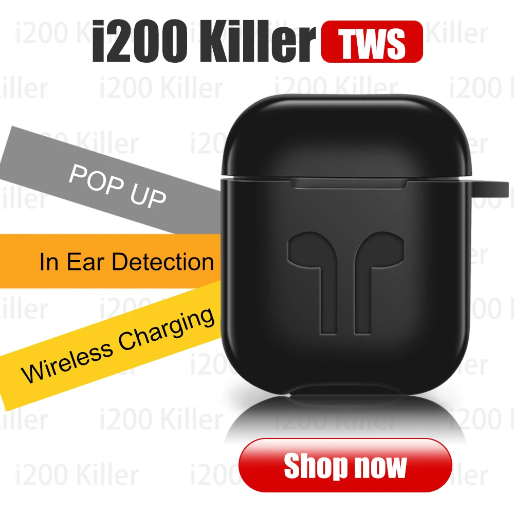I200 Killer Perfect 1:1 Air 2 беспроводные Bluetooth наушники оригинальная анимация всплывающее в