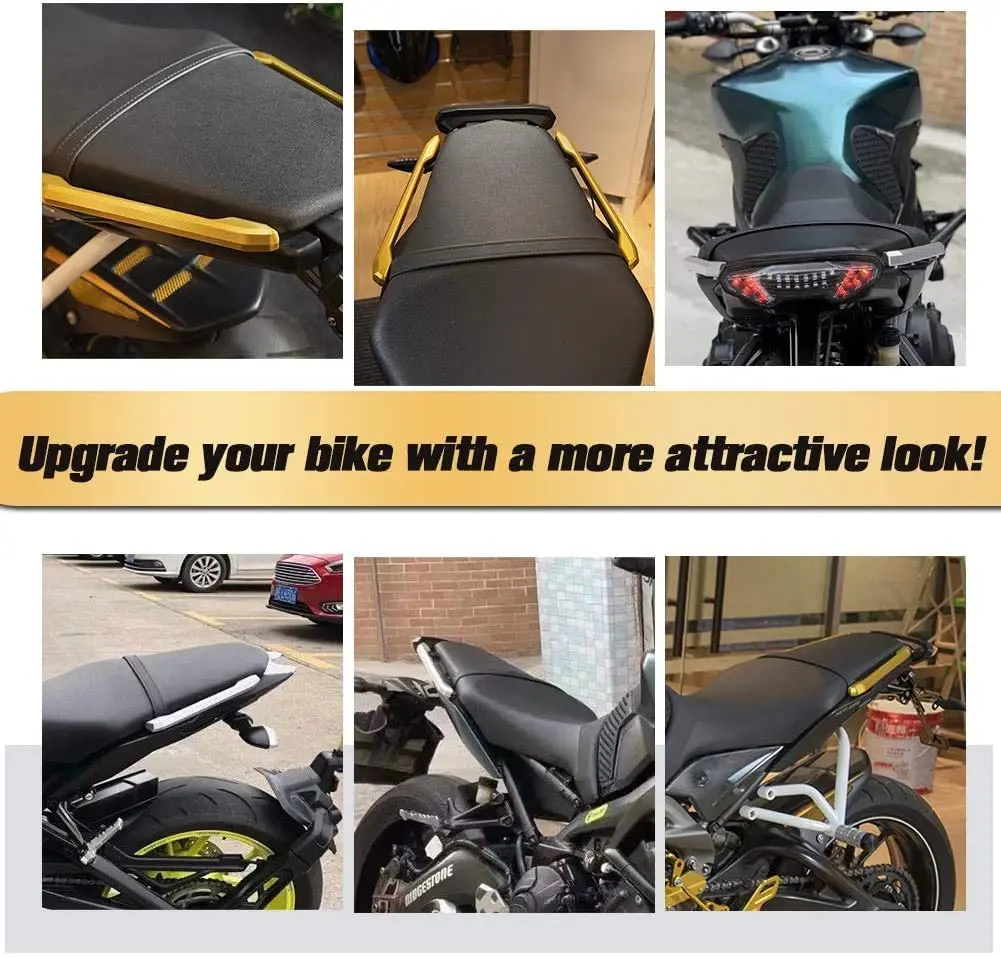 Заднее ПАССАЖИРСКОЕ СИДЕНЬЕ поручень бар для Yamaha MT 09 FZ 2013 2020 17 2018 2019 FZ09 MT09