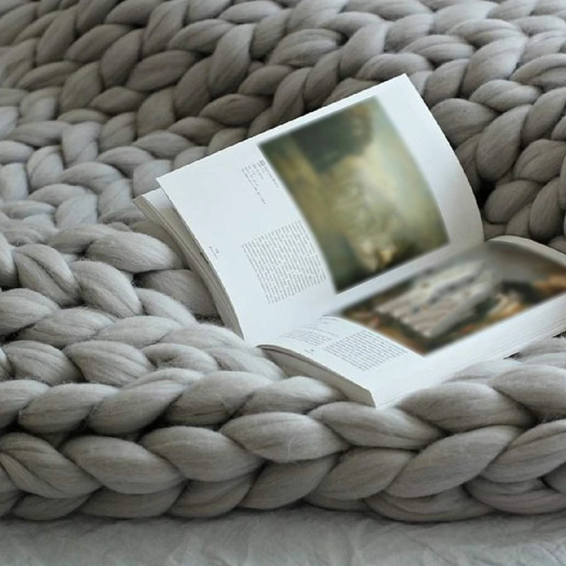 

Chunky Knit Blanket Handmade By Soft Knitting Throw Bed Bedroom Decor Bulky Sofa Sofa Decor Air Conditioner Blanket Sofa Blanket