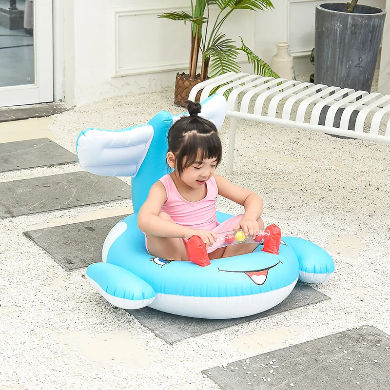 С рисунком из мультфильма для маленьких Акула Форма Детские Плавание ming кольцо