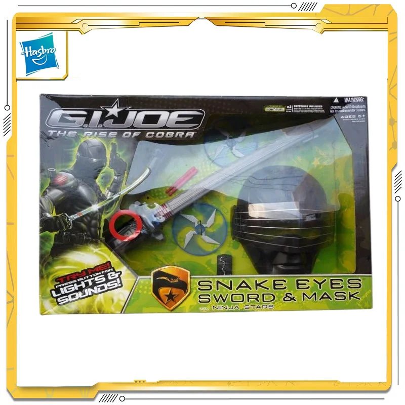 3 75 дюймов Оригинал G.I. Джо: подъем кобры змеи глаза меч и маска костюм экшн-фигурки