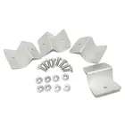 2021 Новый 4 шт. Z стиль Панели солнечные монтируемые наборы для Панели солнечные Z Кронштейн монтажный комплект RV лодка решетки