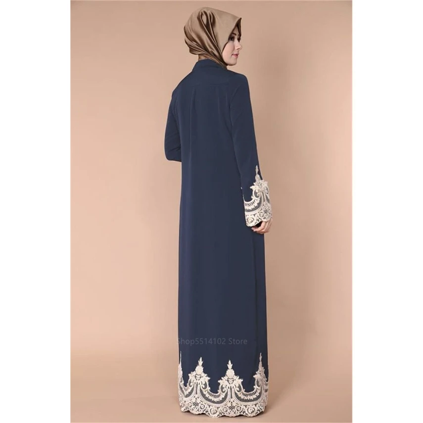 Мусульманский традиционный кафтан абайя женское элегантное исламское турецкое