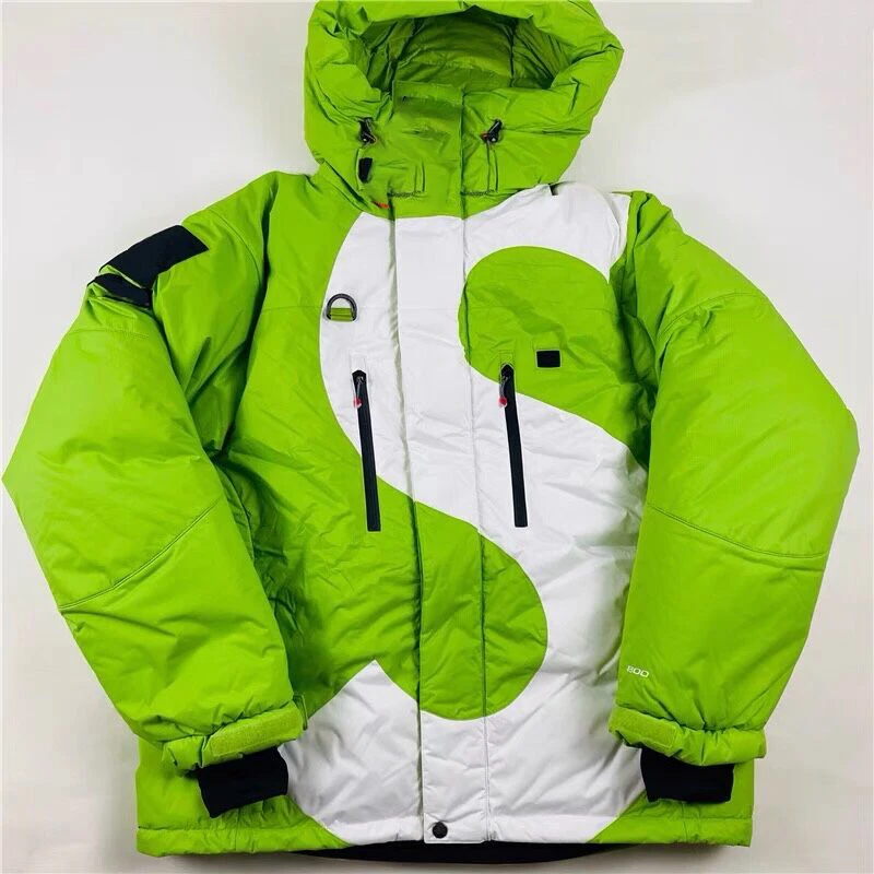 

Пуховая куртка унисекс, теплая парка с логотипом Week S, свободная верхняя одежда в стиле хип-хоп, зимняя одежда