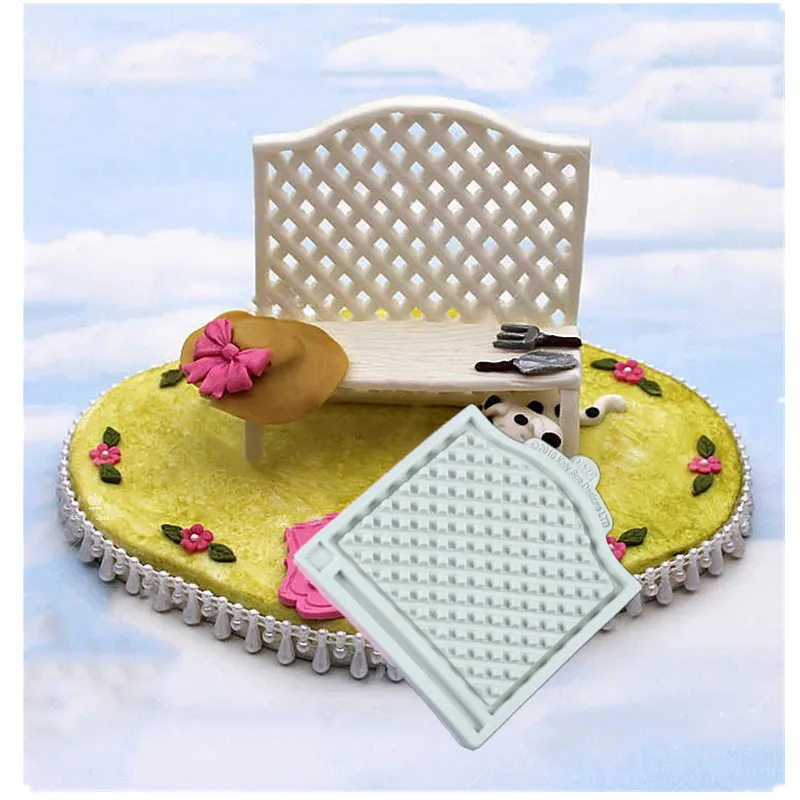 Сахарная форма для выпечки сделай сам в сухом стиле забора сетчатого поля и сада