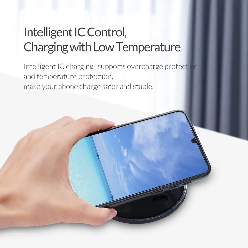 Беспроводной зарядный приемник ORICO QI для iPhone беспроводной телефона Micro USB Type c|charging