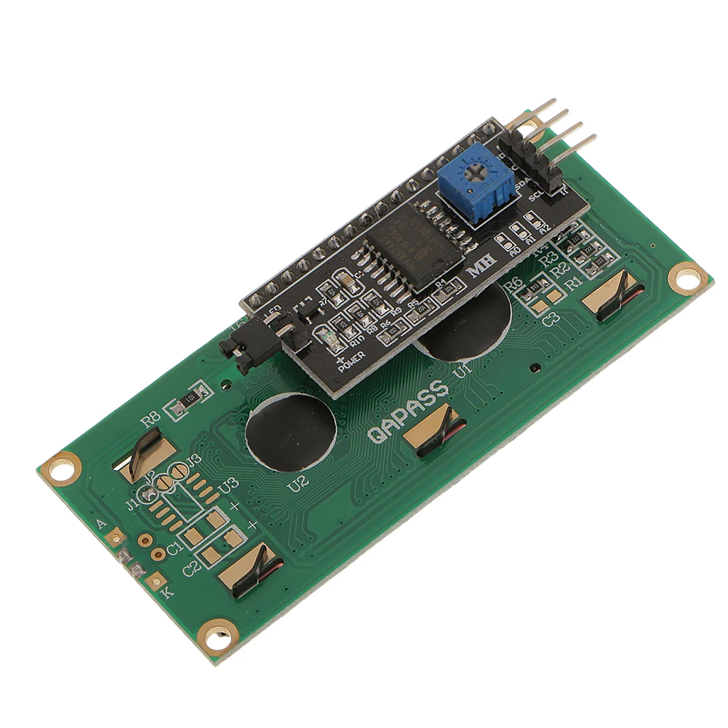 5V IIC I2C серийный 1602 16x2 ЖК-дисплей модуль Дисплей синий Подсветка для | Электроника