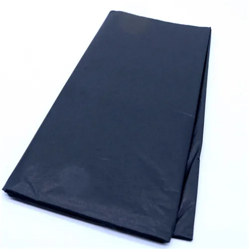 black 1 комплект 50*66 см мягкая бумага с рисунком Рождественская упаковочная бумага подарочная упаковка Свадебная вечеринка домашний декор оригами скрапбукинговые принадлежности - Цвет: black