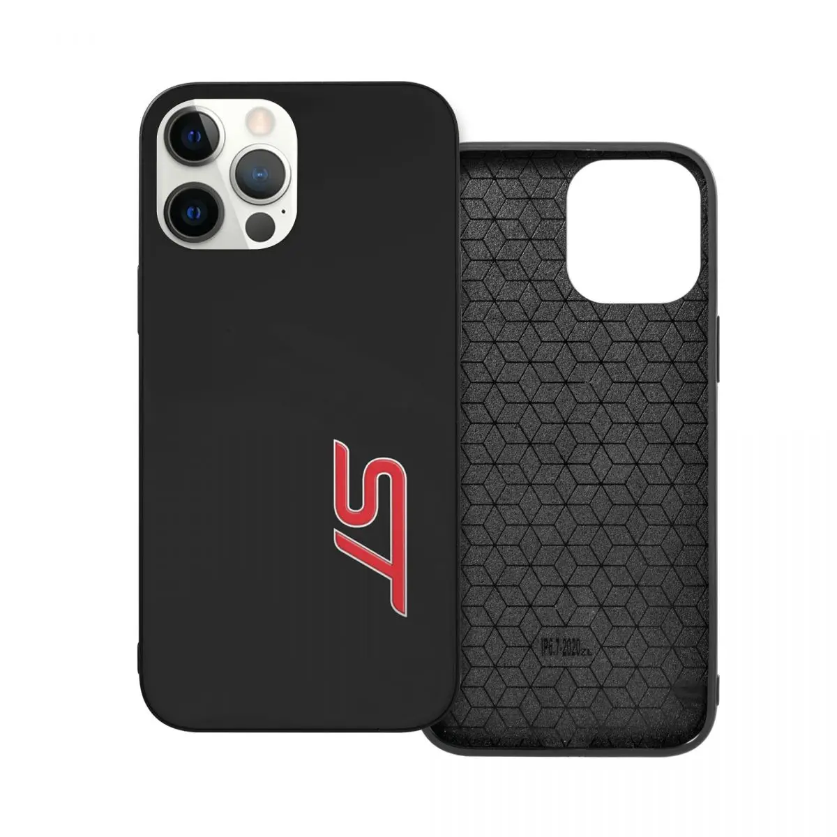 

ST Badge In Black PC Glass TPU Phone Case for iPhone 13 12 11 Xs Xr X Pro Max Mini 7 8 Se2 Plus 6 6S