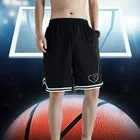 Мужские баскетбольные шорты, черныебелые спортивные дышащие быстросохнущие спортивные брюки до колена с принтом кота для фитнеса, лето 2021