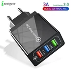 Зарядное устройство 20 Вт USB QC 3,0 4,0 для iphone Xiaomi Huawei one plus nord 2 samsung Galaxy вилка EUUSUK