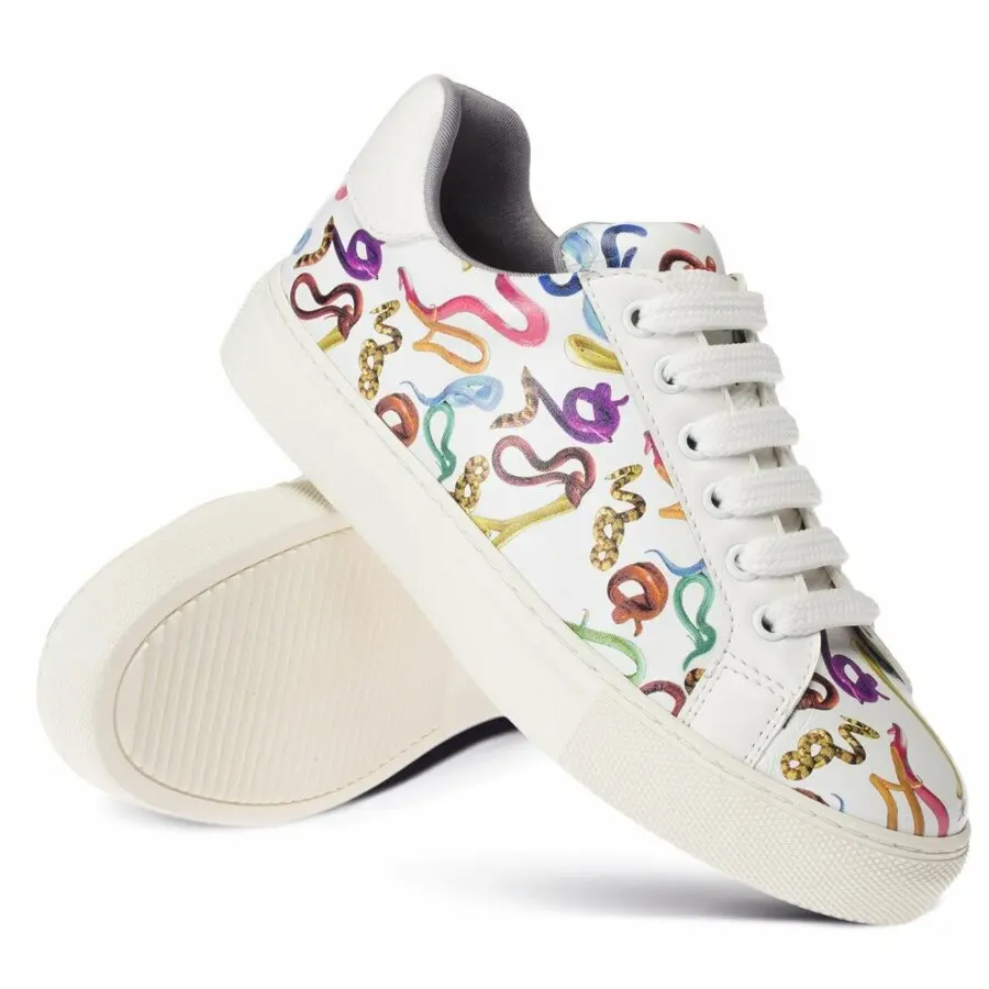 

Sneakers Women Deery, Genuine Leather White Women'S Sneaker
