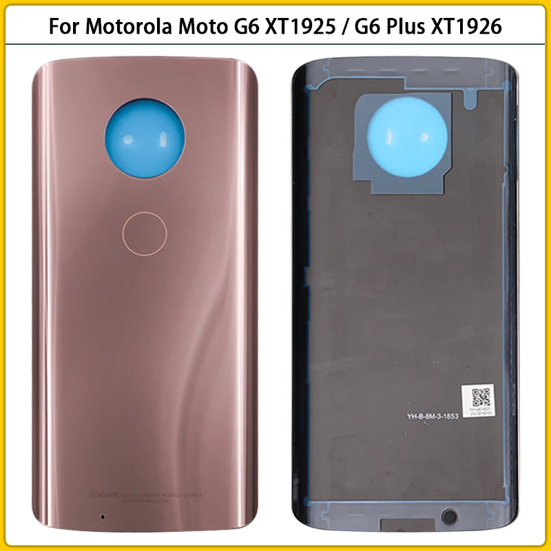 10 шт. для Motorola Moto G6 XT1925 Крышка батарейного отсека задняя крышка чехол плюс XT1926