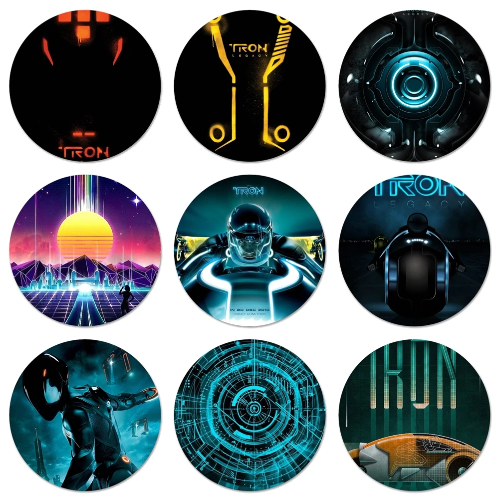 

Tron значок брошь, заколка, аксессуары для одежды рюкзак украшения подарок 58 мм