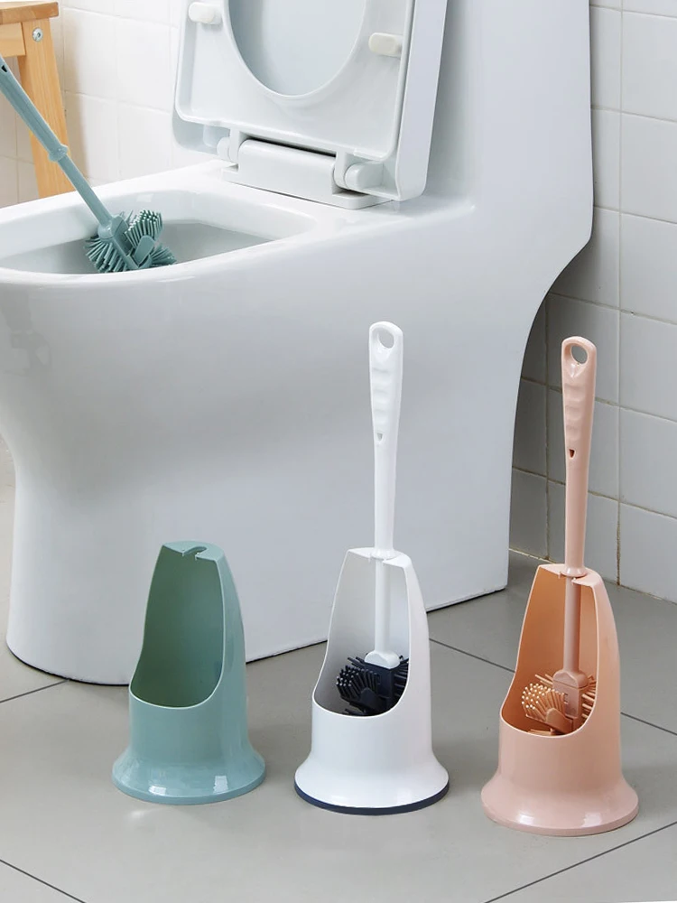 Силиконовая щетка для унитаза без мертвых углов Бытовая мойка чистящий