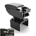 Подлокотник для Citroen C3, центральный контейнер для хранения, аксессуары для украшения магазина с USB-зарядкой