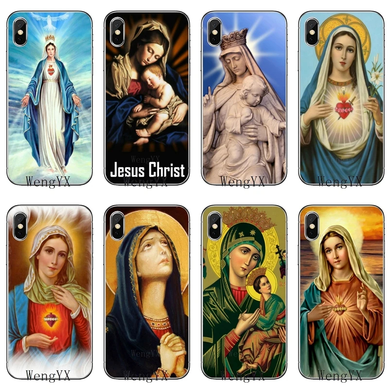 Чехол для телефона с изображением Богородицы Кристиана Samsung Galaxy S10 Lite S9 S8 S7 S6 edge Plus