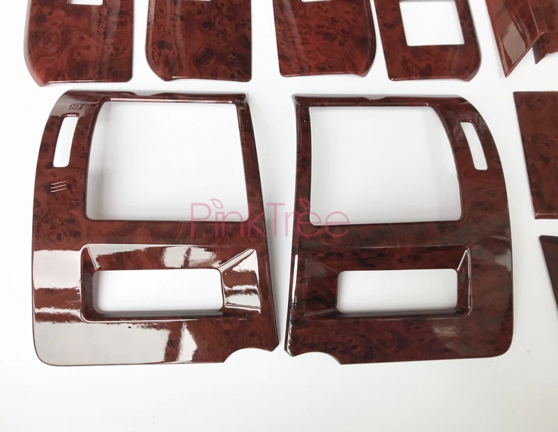28 шт. деревянный чехол для салона автомобиля Toyota Land Cruiser 150 Prado LC150 FJ150 2010 2017