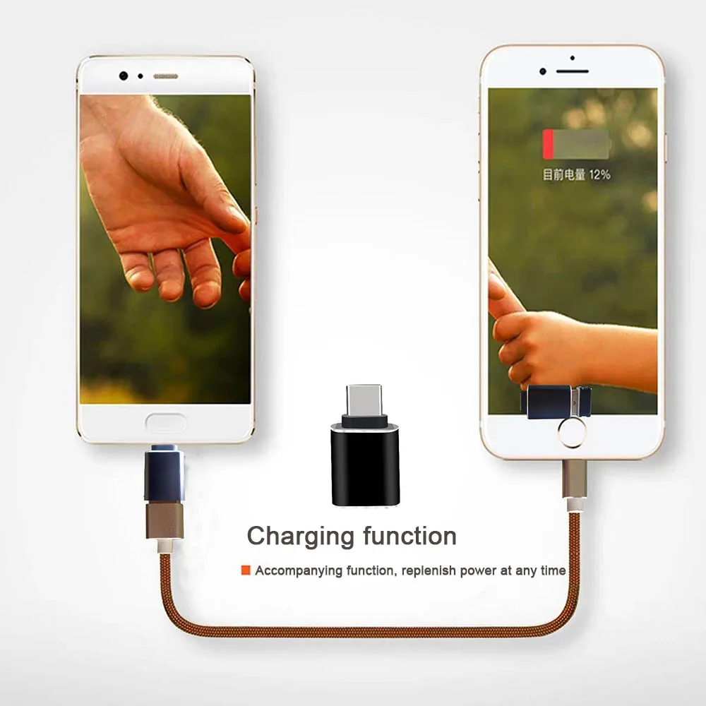 Адаптер USB C OTG для MacbookPro/Xiaomi/Huawei переходник с 3 0 на Type кабель-преобразователь |