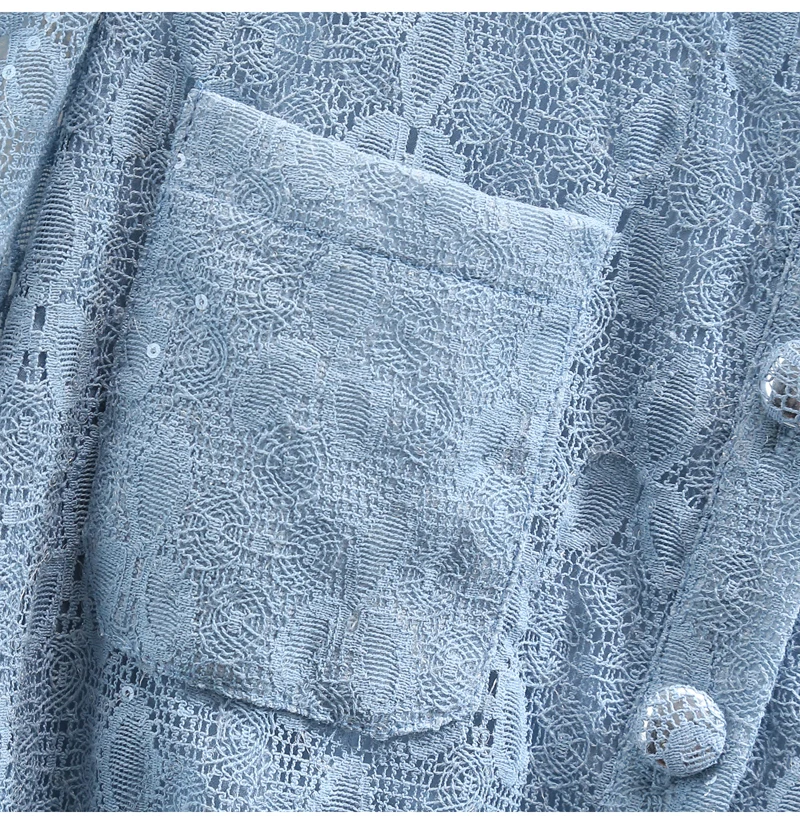 

2021 Summer Lace Crochet High Waist Crop Women Top Korean Style Slimming Solid Ladies Blusas Sequins Short-Sleeved Fashion Shirt