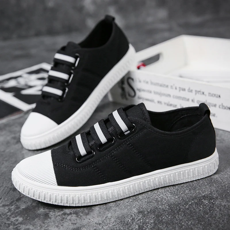 

Sneaker Casual Shoes Sport Shoes Men Sneakers Casual Solid White Fashion Knitting Canvas Light Breathable