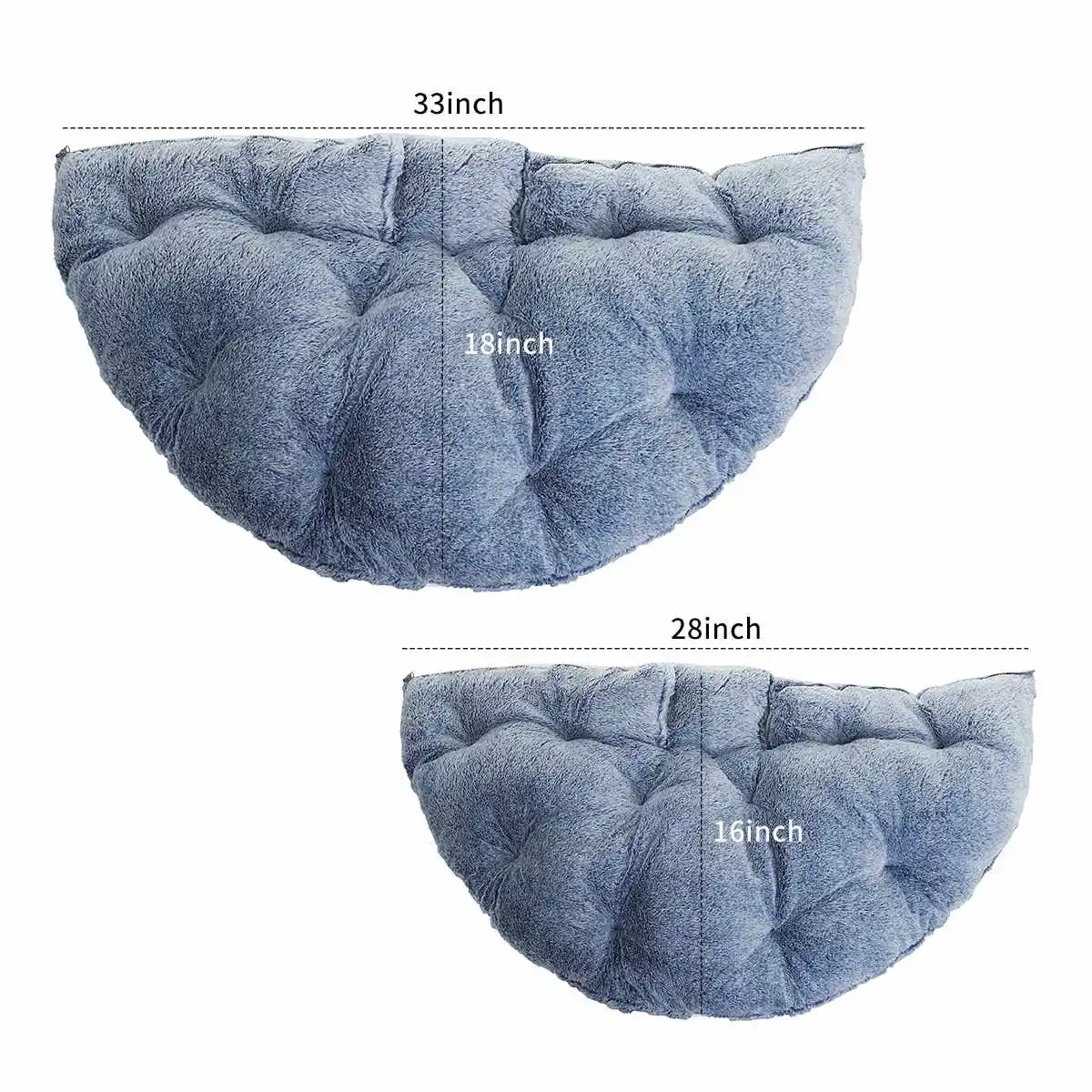 

Round Chair Cushion Swing Seat Cushion Hanging Chair Pad Backrest Cushion Home Floor Cushion With Pillow For Home Decoration