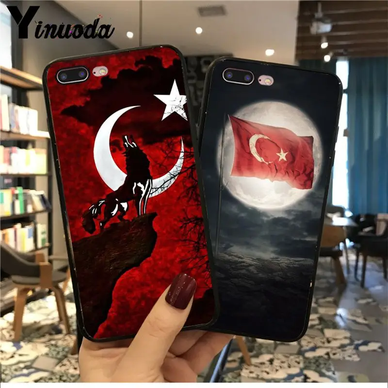 Yinuoda чехол для телефона с флагом Турции талисманом мустафом iPhone 8 7 6 6S Plus X XS MAX 5 5S SE