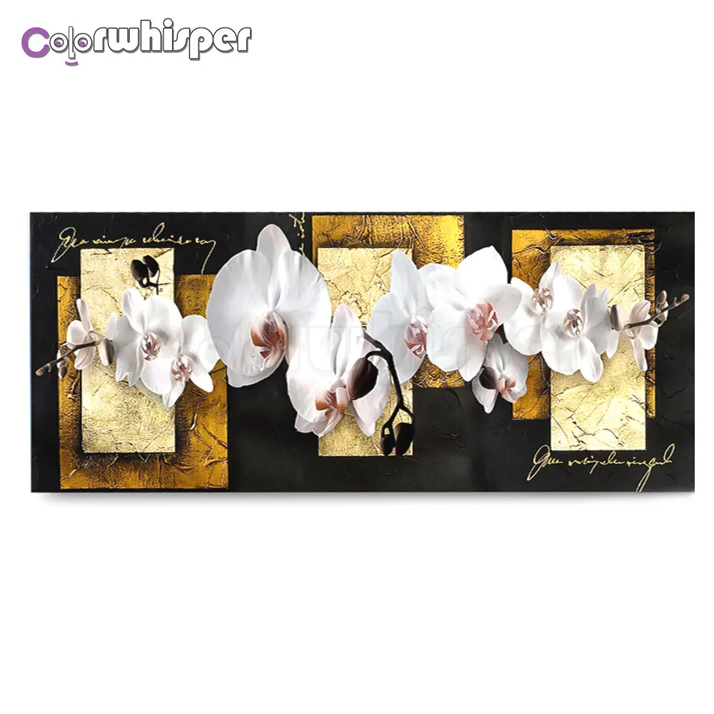 

Diamond Painting 5D Full Square/Round The Orchid Flower Art Daimond Embroidery Rhinestone Mosaic Cross Stitch Crystal Decor D221