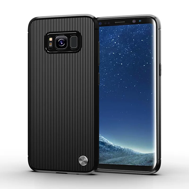 Силиконовый чехол для телефона Samsung Galaxy S8 Plus S8Plus защитный с защитой от падения