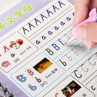 reusable english alphabet copybook drawing toys hand writing groove calligraphy auto fades educational toys for children kids