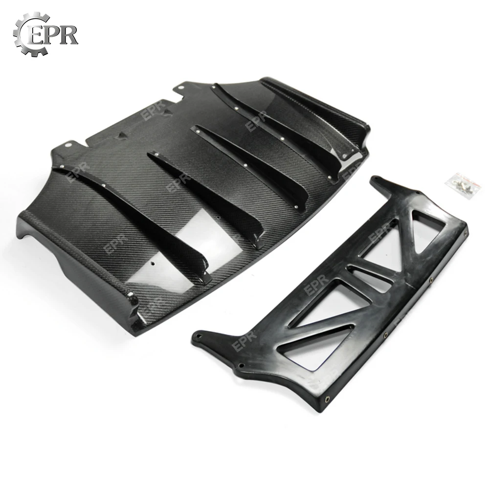For Mazda MX5 NA Roadster Miata JS Style Rear Under Diffuser with Fin Tuning Part Trim Carbon Fiber Diffuser|Обвесы| |