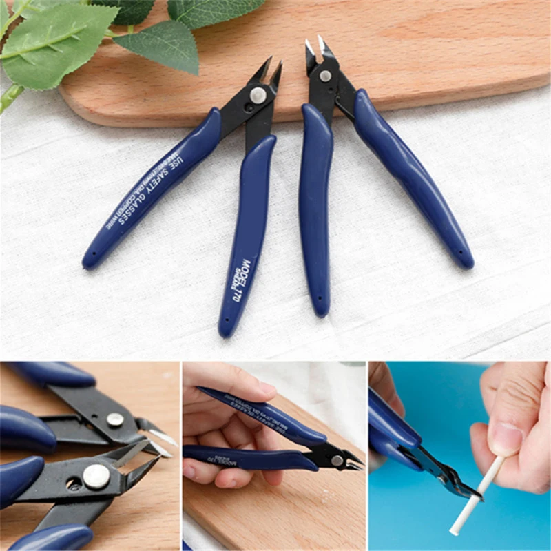 

170 Cutting Pliers Wire Cable Cutters Cutting Side Flush Cutting Pliers Diagonal Cutting Pliers EL