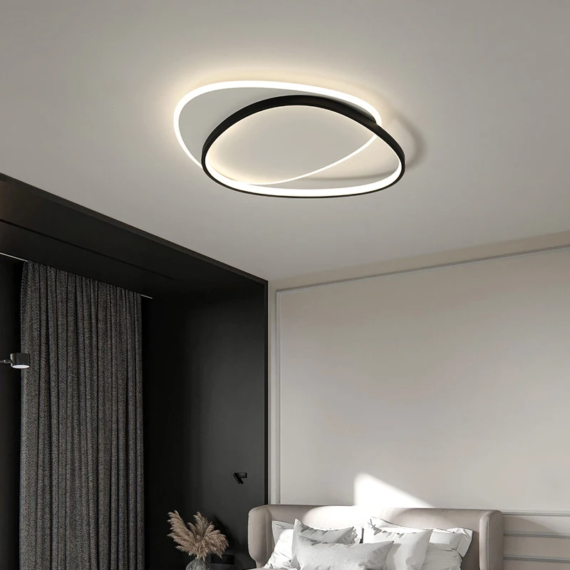 Минималистичный декор люстры для спальни современные домашние круглые