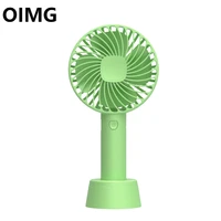 portable mini fan rechargeable usb fan 3 speed small personal desktop silent with strong wind for student bedroom and office