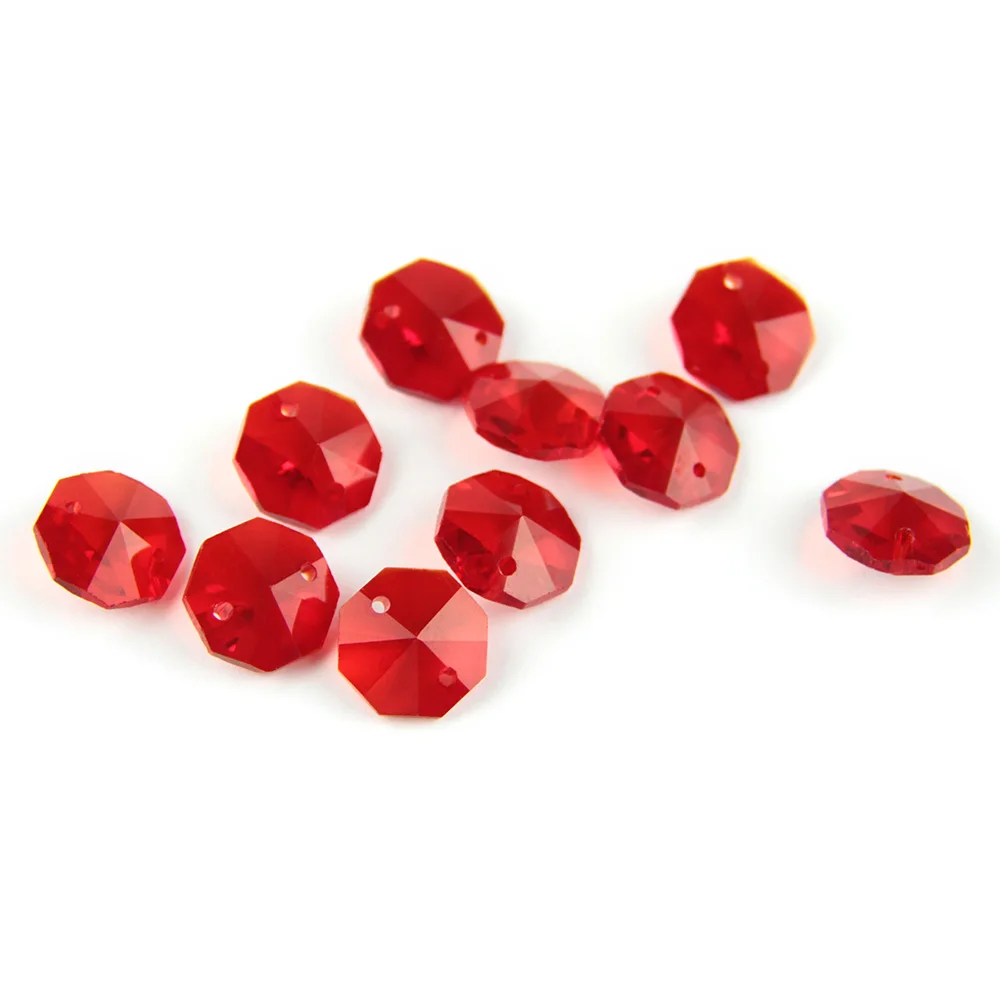 

Хрустальные бусины для люстр, стеклянные, 14 мм, 100 шт