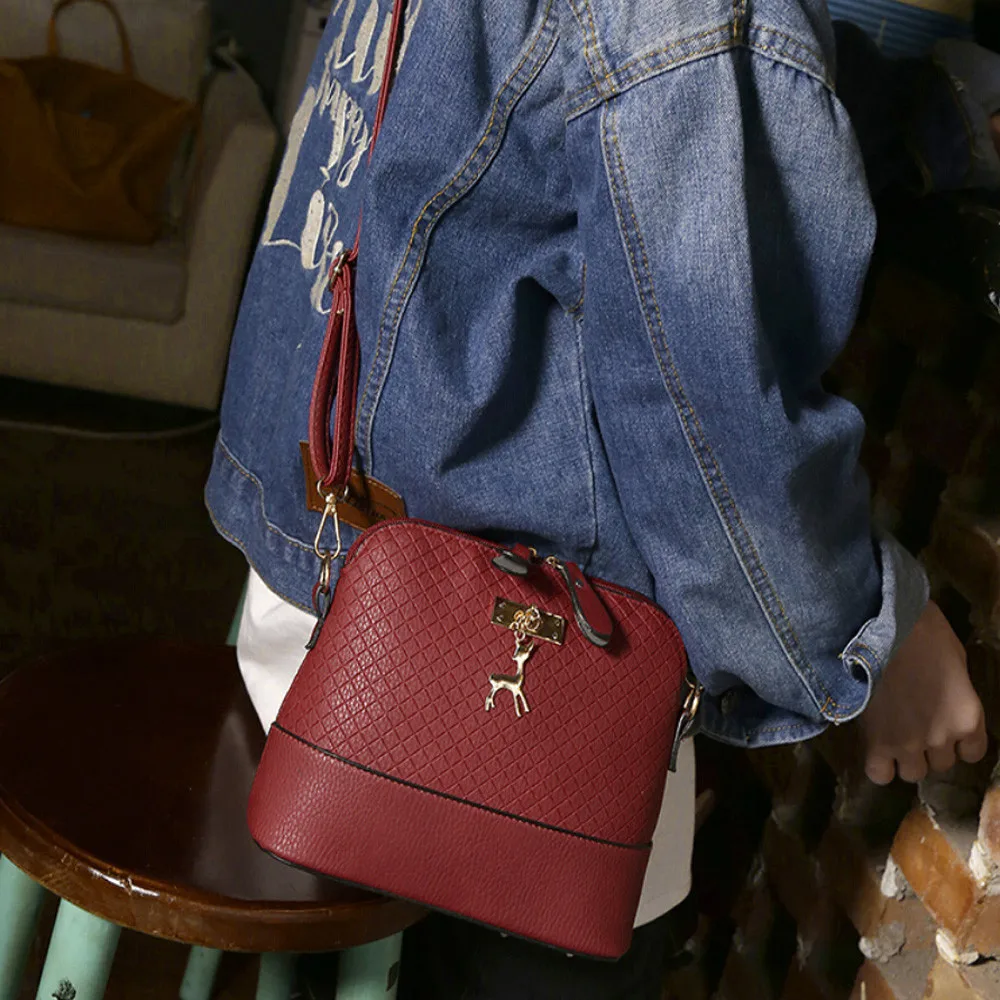 Сумки на плечо для женщин 2020 модная мини сумка с оленем игрушкой в форме ракушки