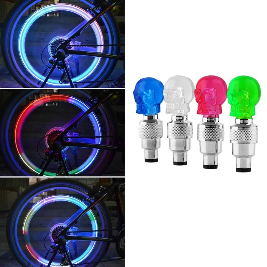 Фара велосипесветильник ная WasaFire в виде черепа флуоресцентная Светодиодная