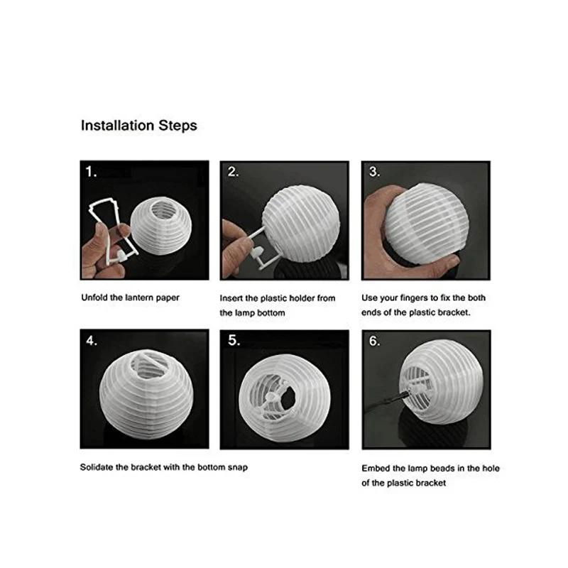 10 20 30 LED Lantern Ball String Light Outdoor Patio Waterproof Lamp Wedding Solar Garland Christmas Fairy Lights | Освещение