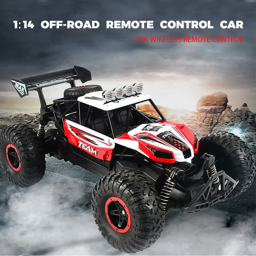 Автомобиль для скалолазания по пересеченной местности 1:14 2 4 г двухколесные диски