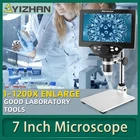 Цифровой микроскоп G1200 12MP 1-1200X для пайки, электронный микроскоп 500X 1000X с увеличением непрерывного усиления YIZHAN