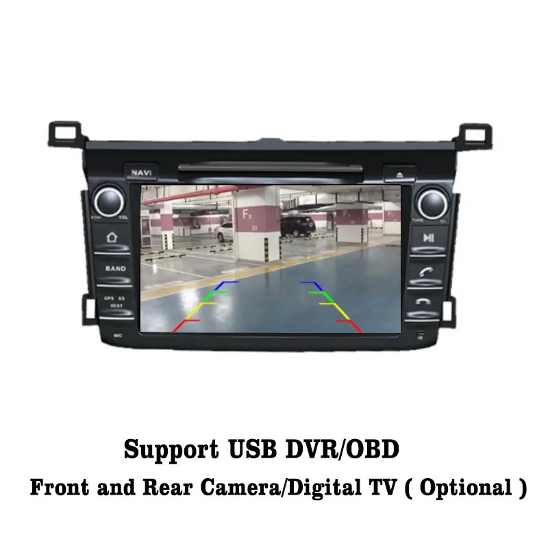 Liislee Android 7 1 2G RAM для Toyota RAV4 2013 ~ 2016 автомобильный Радио Аудио Видео Мультимедиа DVD
