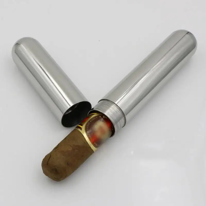 

Аксессуары для сигар, трубка для сигар, утолщенная трубка для сигар из нержавеющей стали, трубка для сигар с одной трубкой, аксессуары для ку...