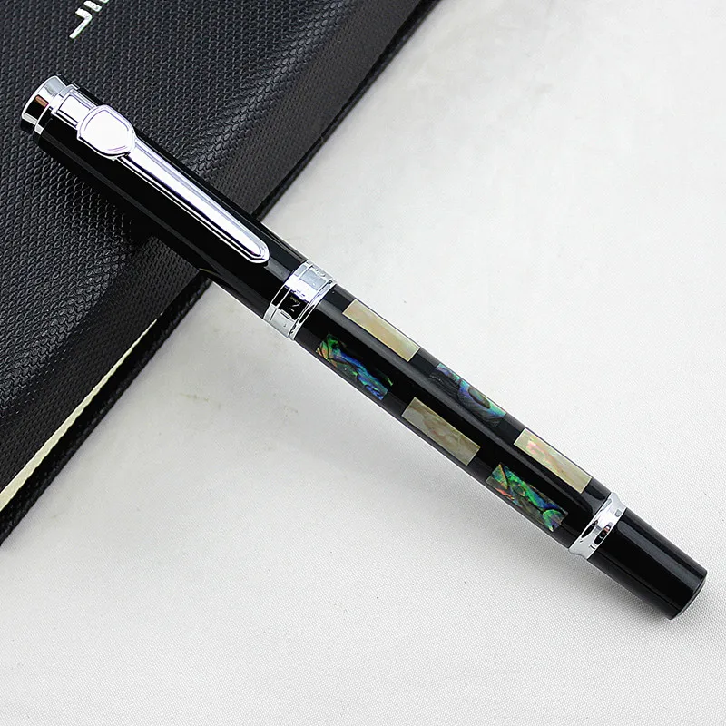 Jinhao 8802 Ручка-роллер Deep Sea яркая перламутровая ручка с заправкой чернил, бизнес офисные школьные принадлежности Роскошный подарок