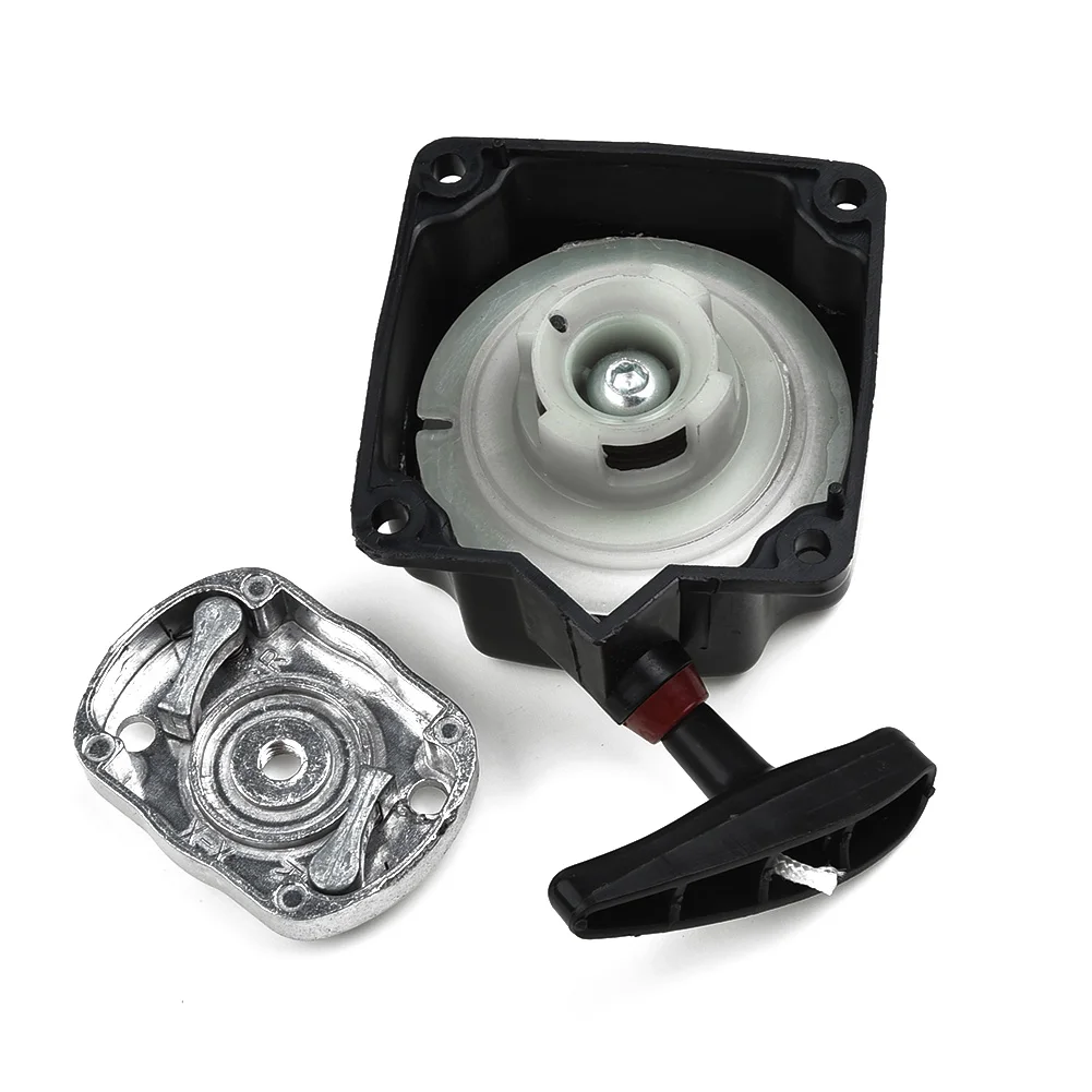 

for 47cc/49cc Engine Strimmer Pull Starter w/ Pawl Plate Recoil Pull Starter 3.2" Black