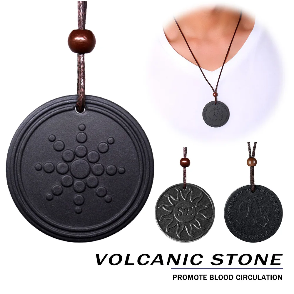 

Hot Sale!Volcanic energy stone can promote blood circulation and reduce mental and physical fatigue Energy Pendant Free Shipping