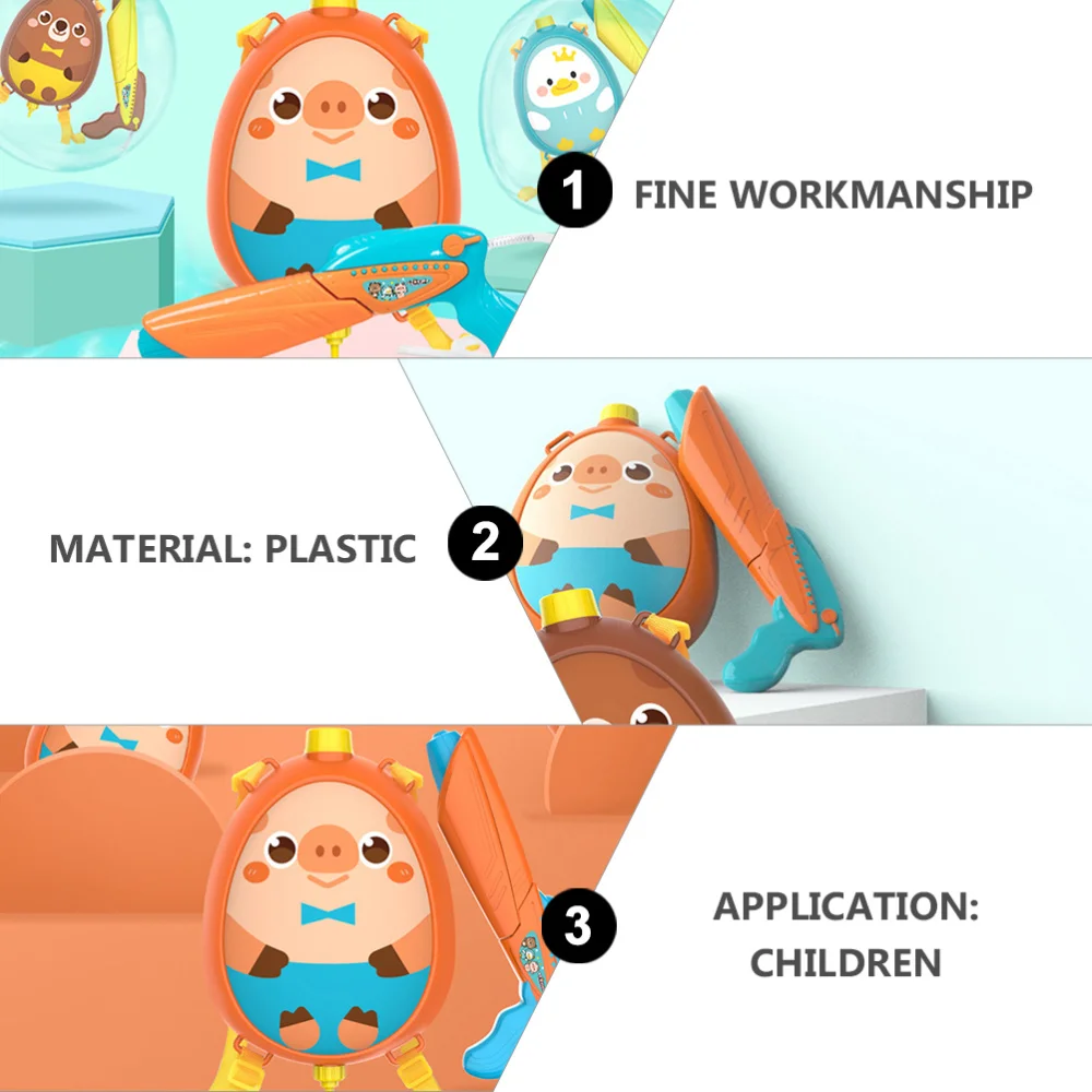 

1 Set Cartoon Children Backpack Water Kids Water Game Plaything