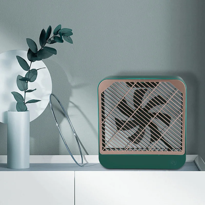 

USB Charging Mini Table Fan 2 Modes Adjustable Mute Cooling Fan for Home Office