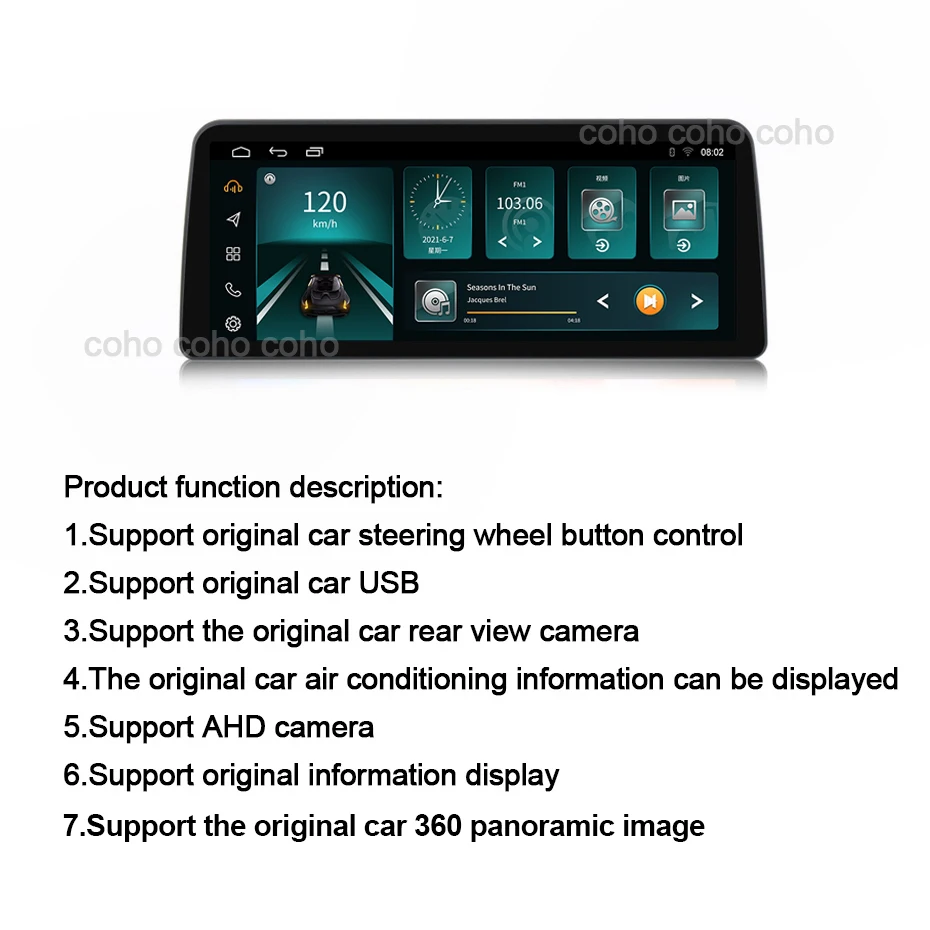 Автомобильный мультимедийный плеер 12 3 дюйма для Honda CR-V CRV 2017-2021 Android 10 Octa Core 6 + 128G